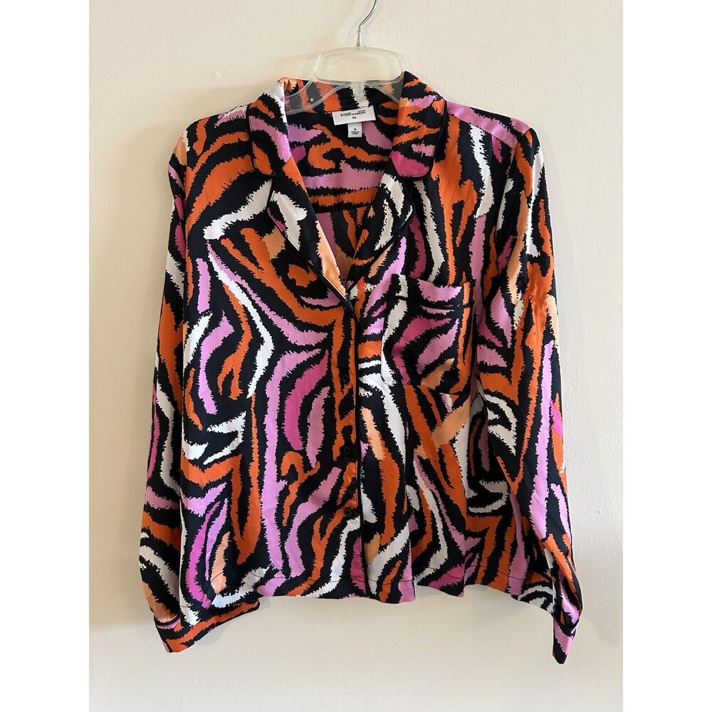 Diane von Furstenberg DVF for Target Zebra PJ Set Size Medium Top - Picture 1 of 7